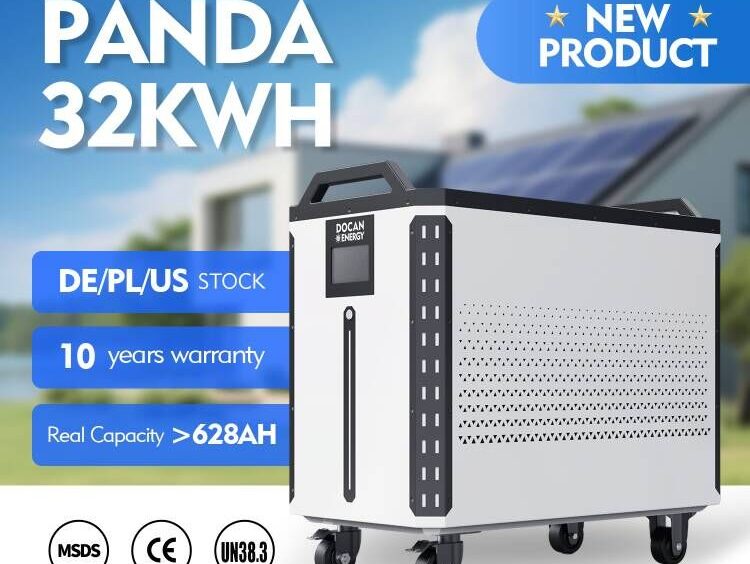 panda 51.2v 32kwh 628ah lifepo4 battery pack for home energy storage