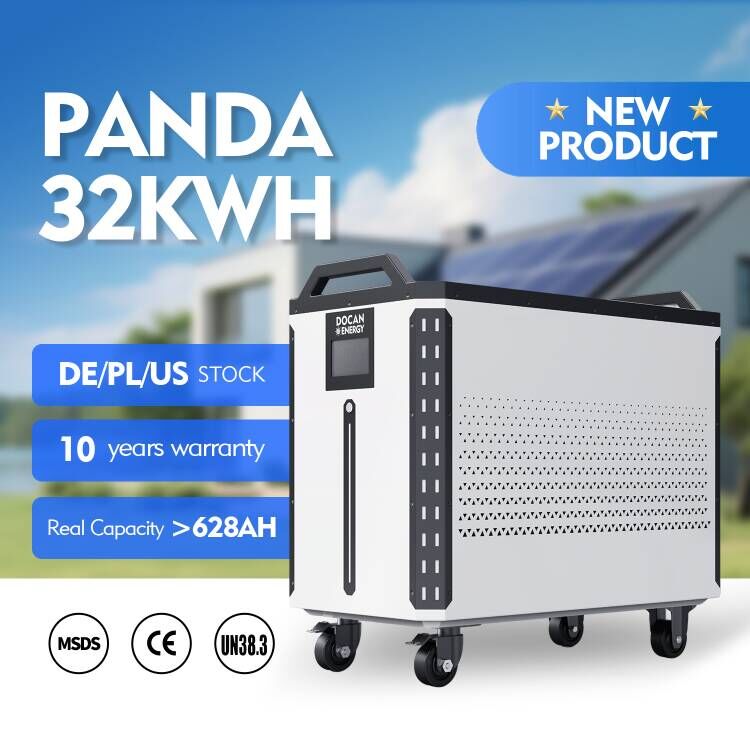 panda 51.2v 32kwh 628ah lifepo4 battery pack for home energy storage