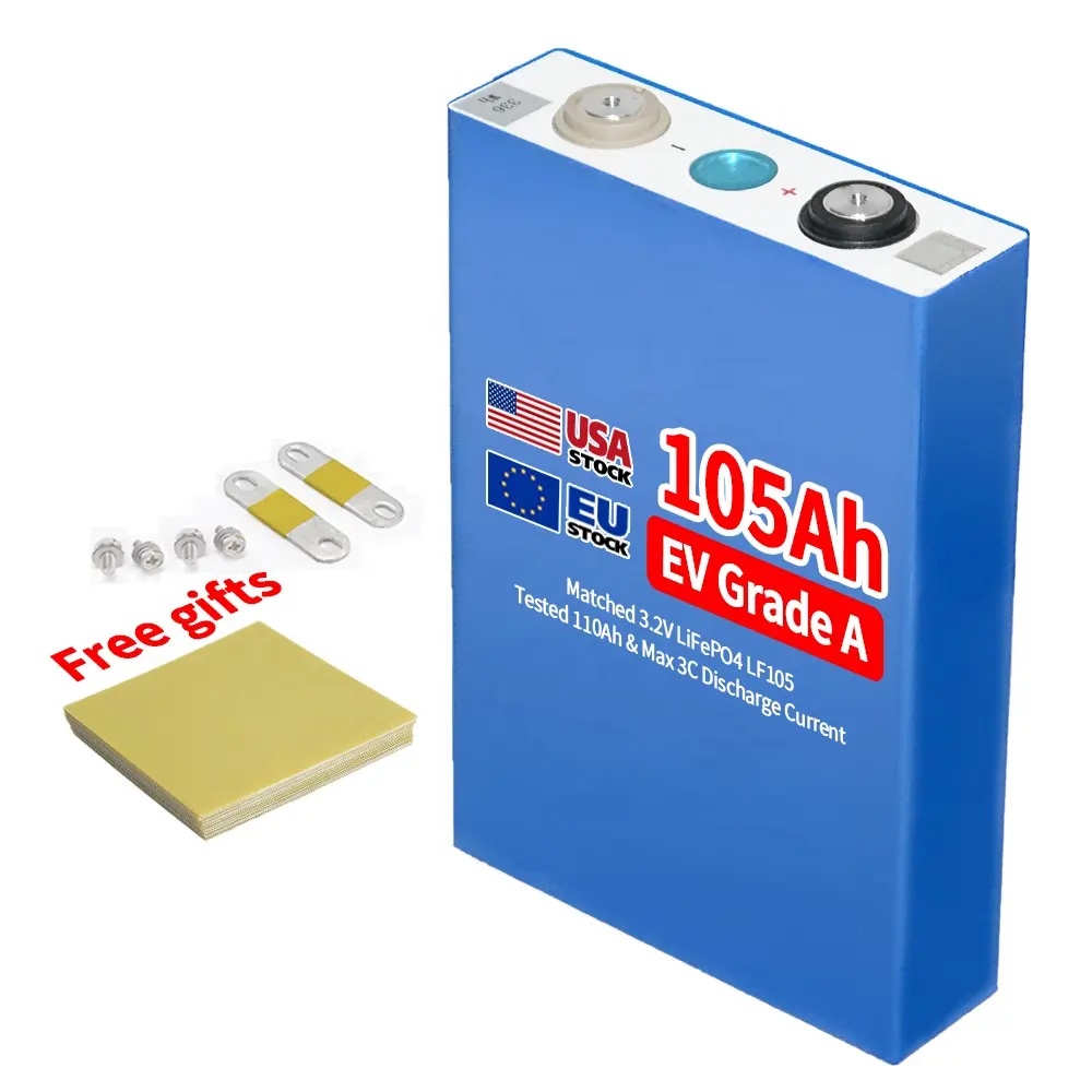 EVE 105Ah 110Ah LiFePO4 Battery LF105 Front View