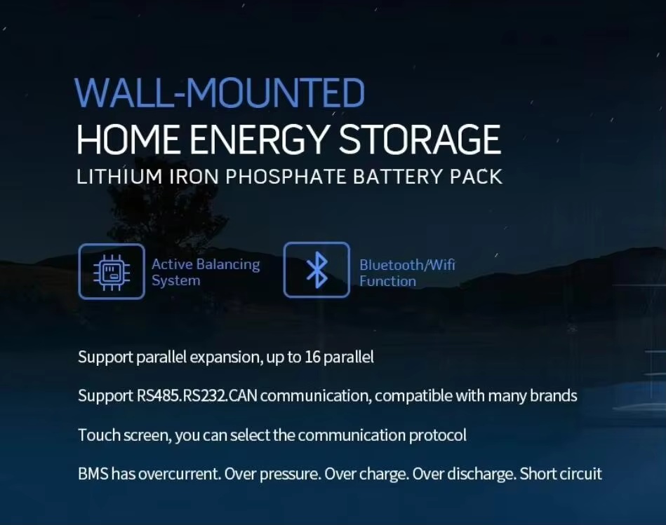 docan 51.2v 32kwh lifepo4 battery pack