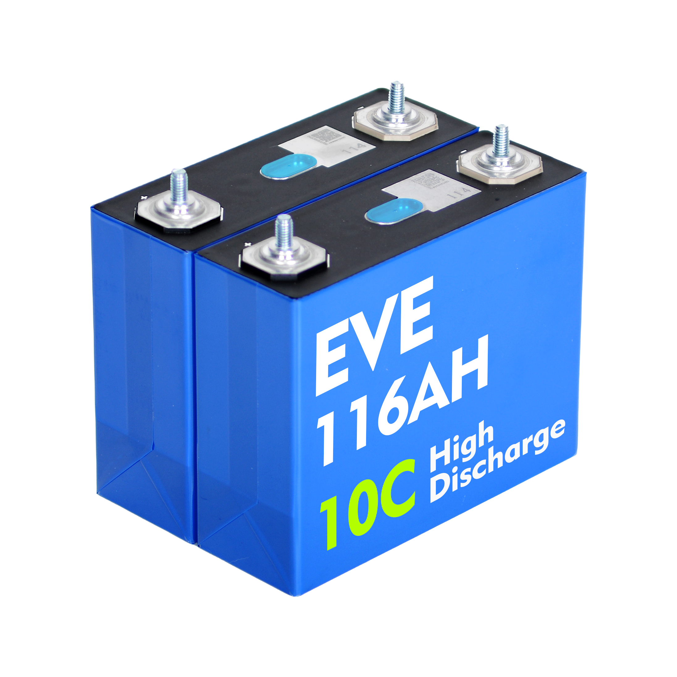 EVE 116Ah LiFePO4 Battery Front View