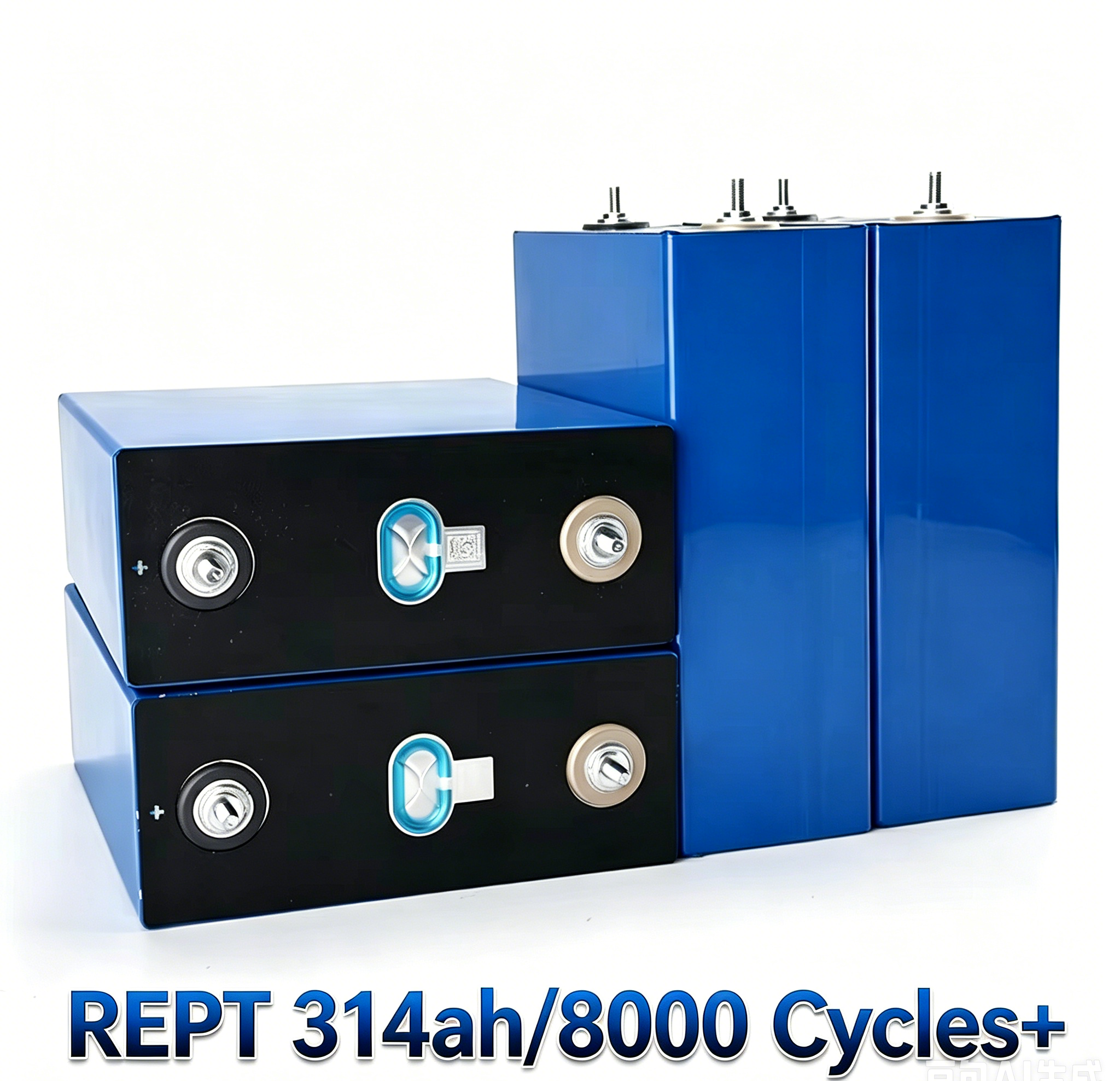 REPT 314Ah LiFePO4 battery cell for 48V 16kWh solar storage system
