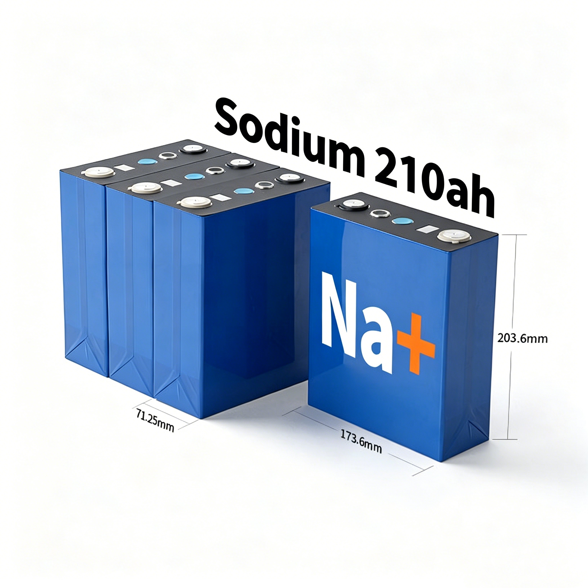 Cobalt-free sodium battery cell for outdoor solar storage applications