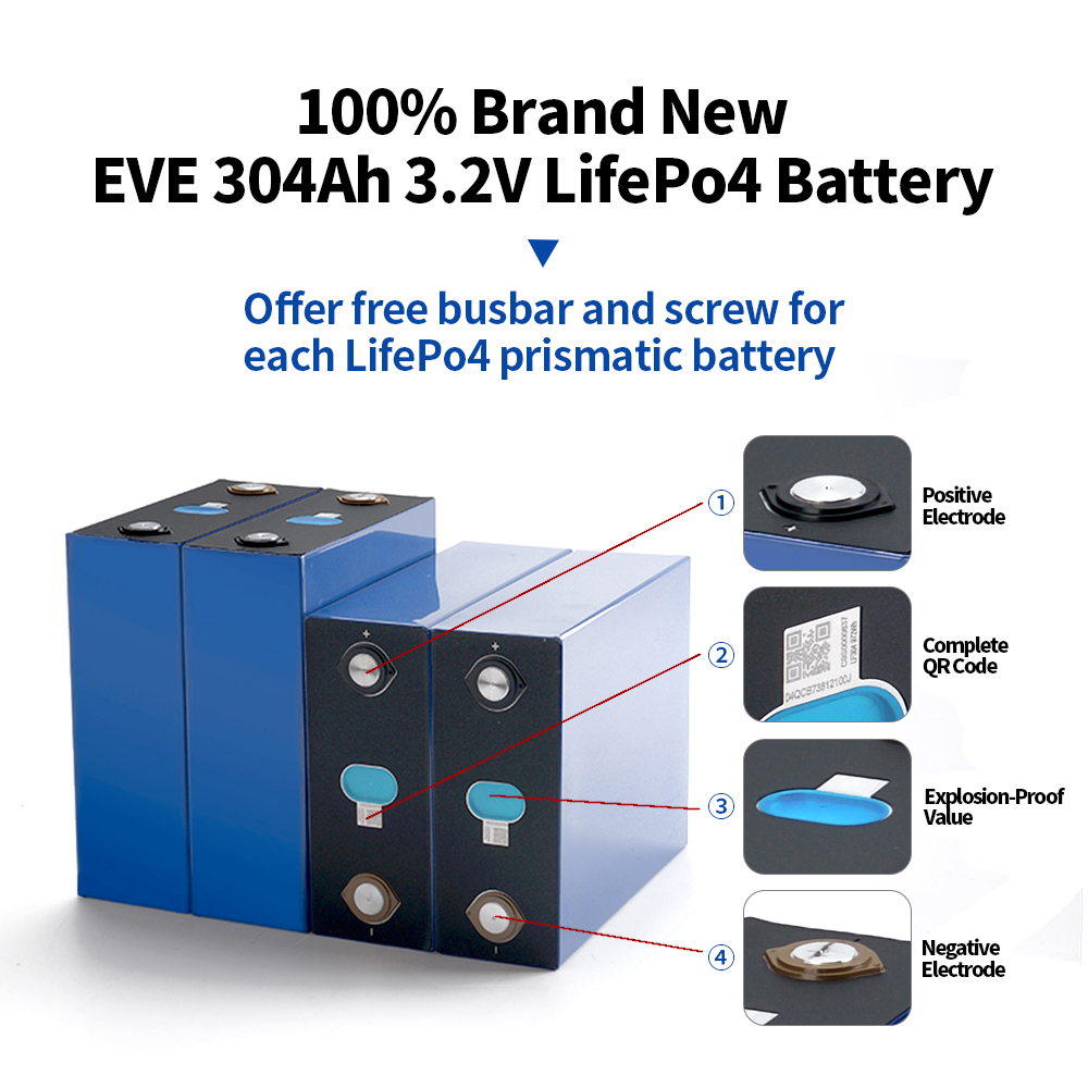 EVE 304Ah Cell For RV Marine Energy System