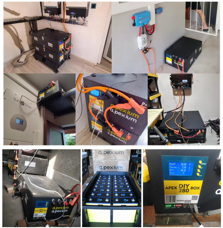 docan apexium 48v diy box kits 314 280 horizontal with 200a jk bms