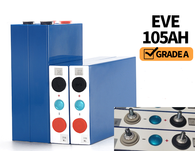 Original EVE 105Ah 110Ah LiFePO4 Pramastic Battery | EU US Stock