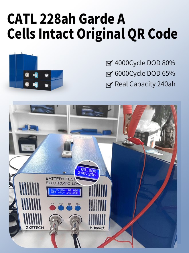 Genuine CATL 228Ah Prismatic Lithium Battery Cell for ESS and Off Grid Solar