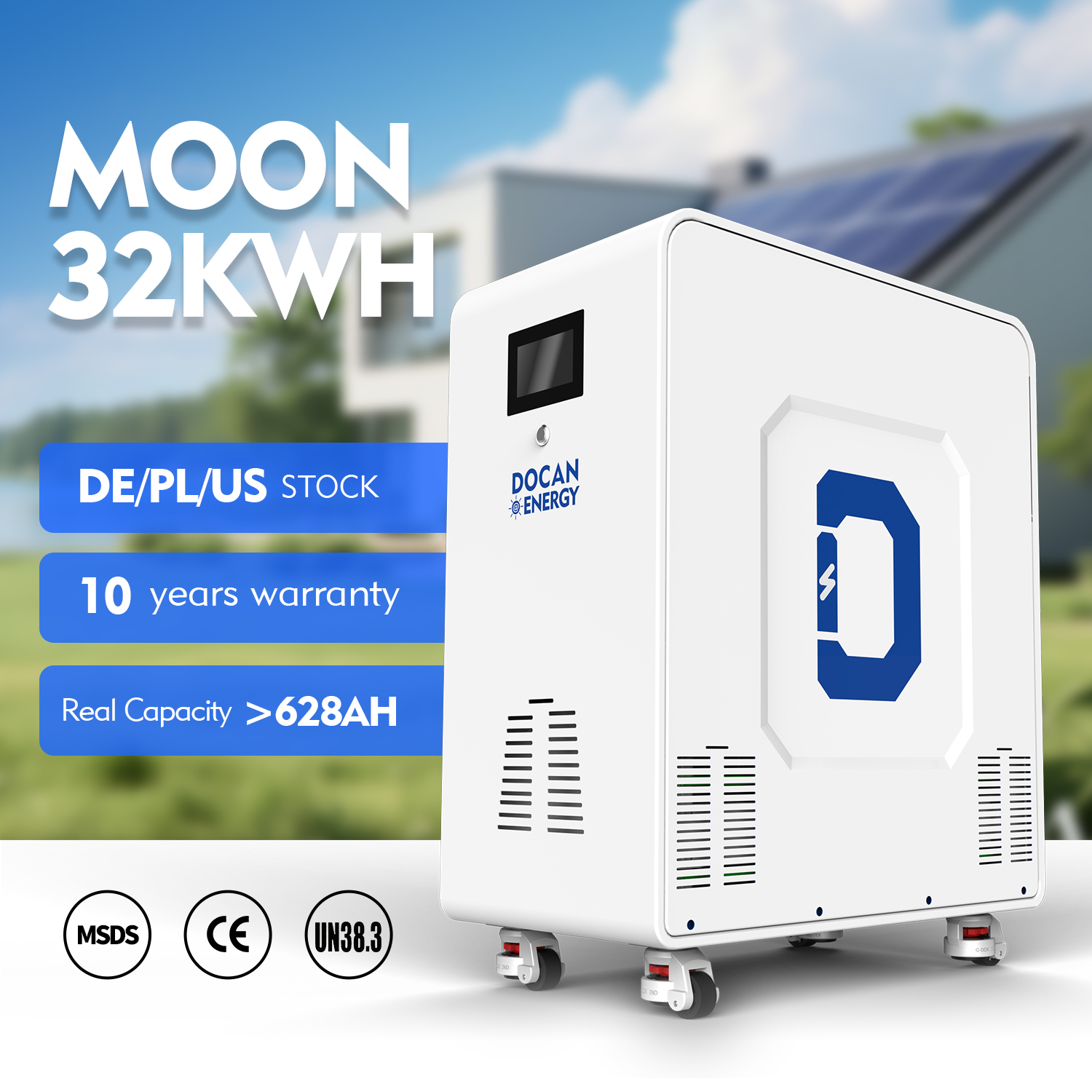 32kWh LiFePO4 Battery Pack