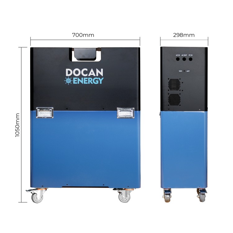 DOCAN ENERGY 6kW All-in-One Solar Energy Storage System with 15kw LiFePO4 Battery - Image 6